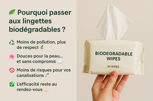 Pourquoi passer aux lingettes biodégradables ? 🌿