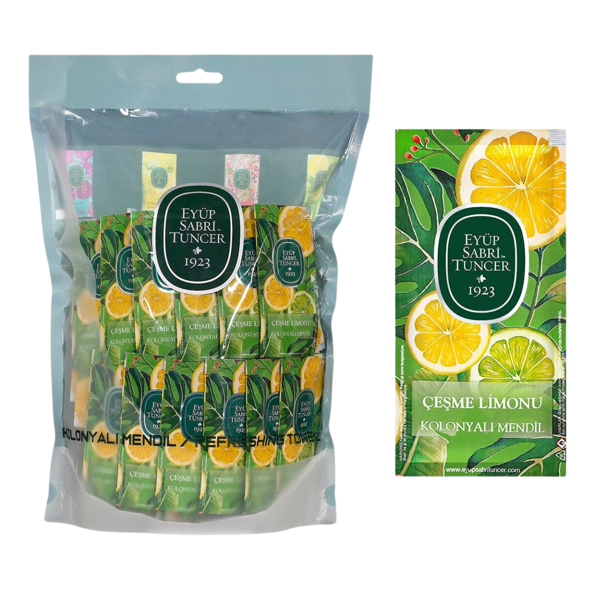 EST Çeşme Limon Ferahlatıcı Mendil - 150 adet (13x18cm) ✨🍋