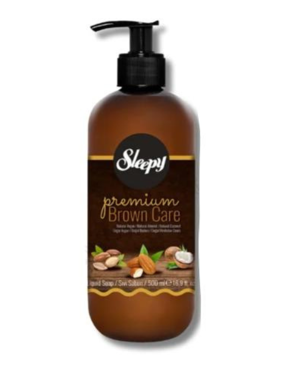 Sleepy Premium Brown Care Sıvı Sabun - 500 ml 🧴✨