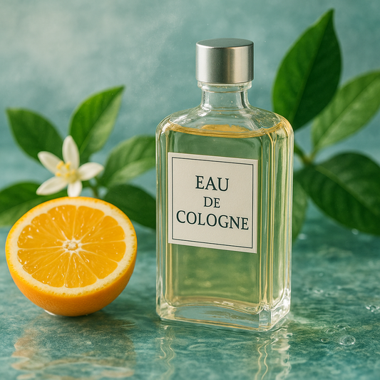 eau de cologne avec une orange