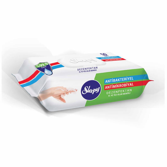 Sleepy Lingettes Anti-bactériennes - 100 pcs 🧼👏