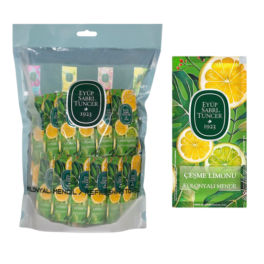 EST Çeşme Limon Ferahlatıcı Mendil - 150 adet (13x18cm) ✨🍋