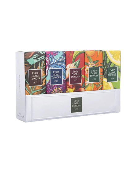 Eau de Cologne - 16ml EST Set 1 - (5 parfums: Tabac, Océan, Ambre, Mandarine de Bodrum, Citron de Cesme) 🌿💧
