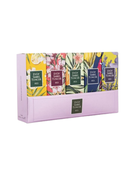Eau de Cologne 16ml EST Set 2 -  (5 parfums: Citron,  Fleur de cerisier Japonais, Thé Blanc, Souvenir, Lavande) 🌸✨