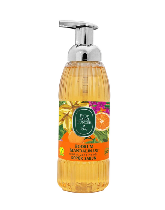 EST Doğal Zeytinyağlı Köpüren Sabun - Bodrum Mandalina - 500 ML 🍊🌿