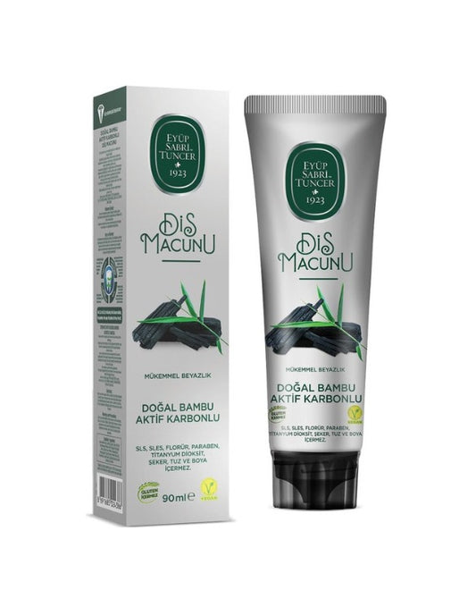 EST Doğal Bambu Aktif Kömür Diş Macunu (YENİ) - 90 ML 🖤🌿