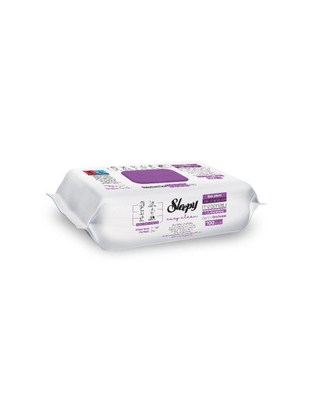 Sleepy Easy Clean - Lingette de Nettoyage de Surface "Jardin d'Orchidées" - 100 pcs